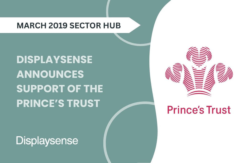 Displaysense announces support of The Prince’s Trust