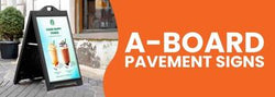 A Board Pavement Signs
