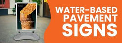 Waterbase Pavement Signs