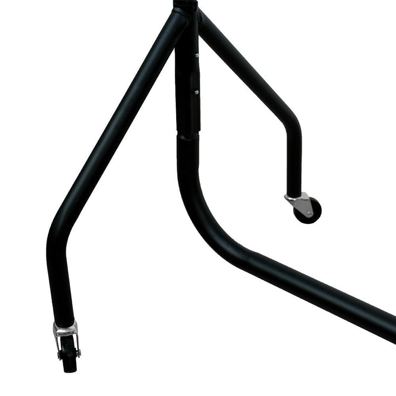 4ft Wide x 4ft Tall Junior Black Commercial Grade Heavy Duty Steel Clothes Rail With 160kg Load Capacity