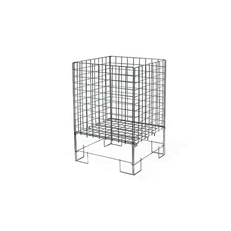 Black Rust-Resistant Steel Collapsible Dump Bin - 430mm Wide x 770mm High