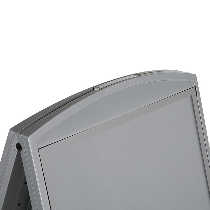 A1 Outdoor Durable Plastic A-Board Poster Display Pavement Sign - Grey