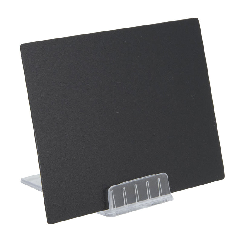 Set of 20 A6 Chalkboard Tags with Display Stands, Spikes and Chalk Pen