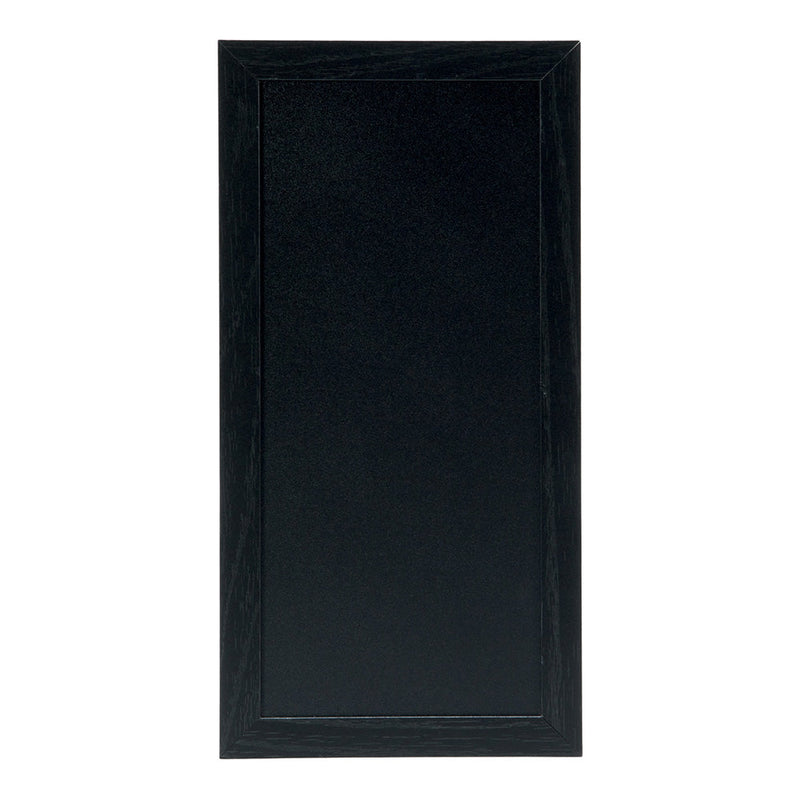 Double Sided Black Wood Framed Chalkboard with Wall Mounting Kit Chalk Pen - 400mm x 200mm