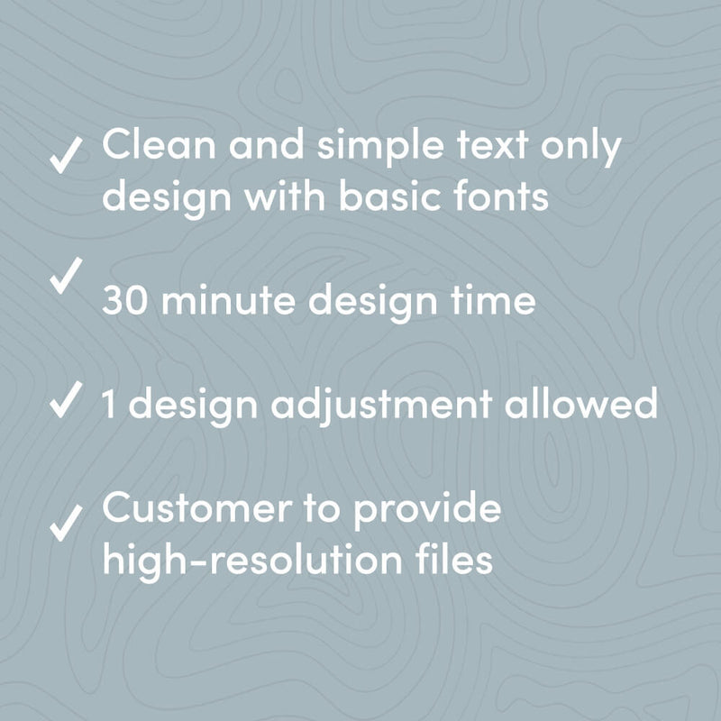 Standard Artwork Design Package