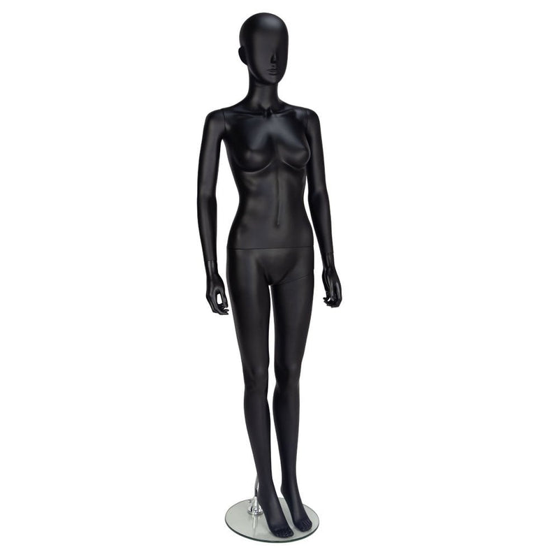Matt Black Female Abstract Mannequin
