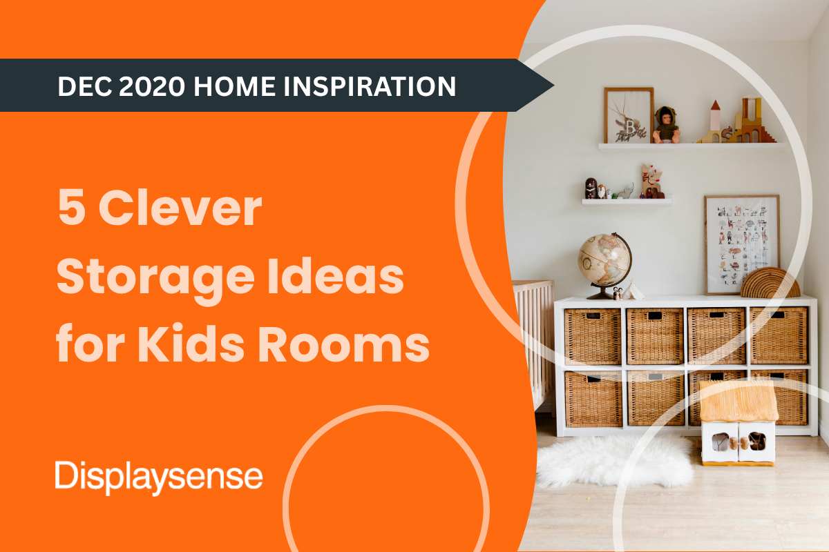 5 Clever Storage Ideas for Kids Rooms
