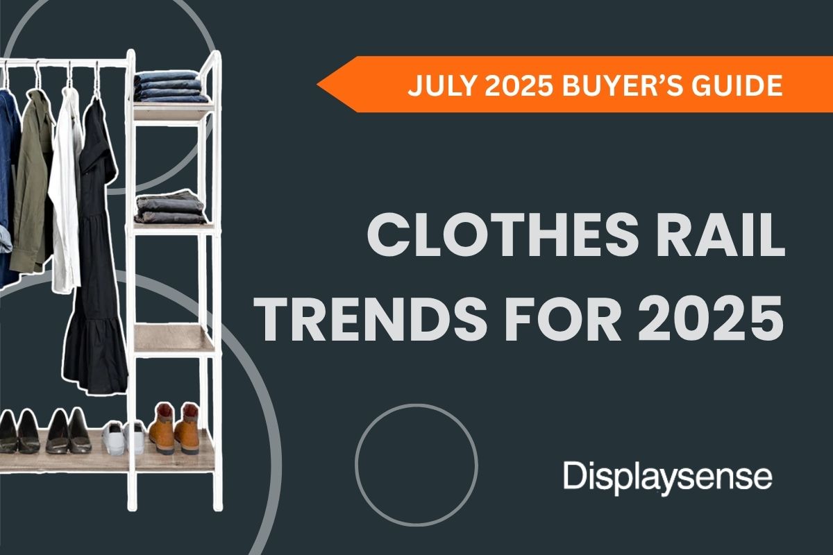 Clothes Rail Trends for 2025: Materials, Finishes & Display Inspiration
