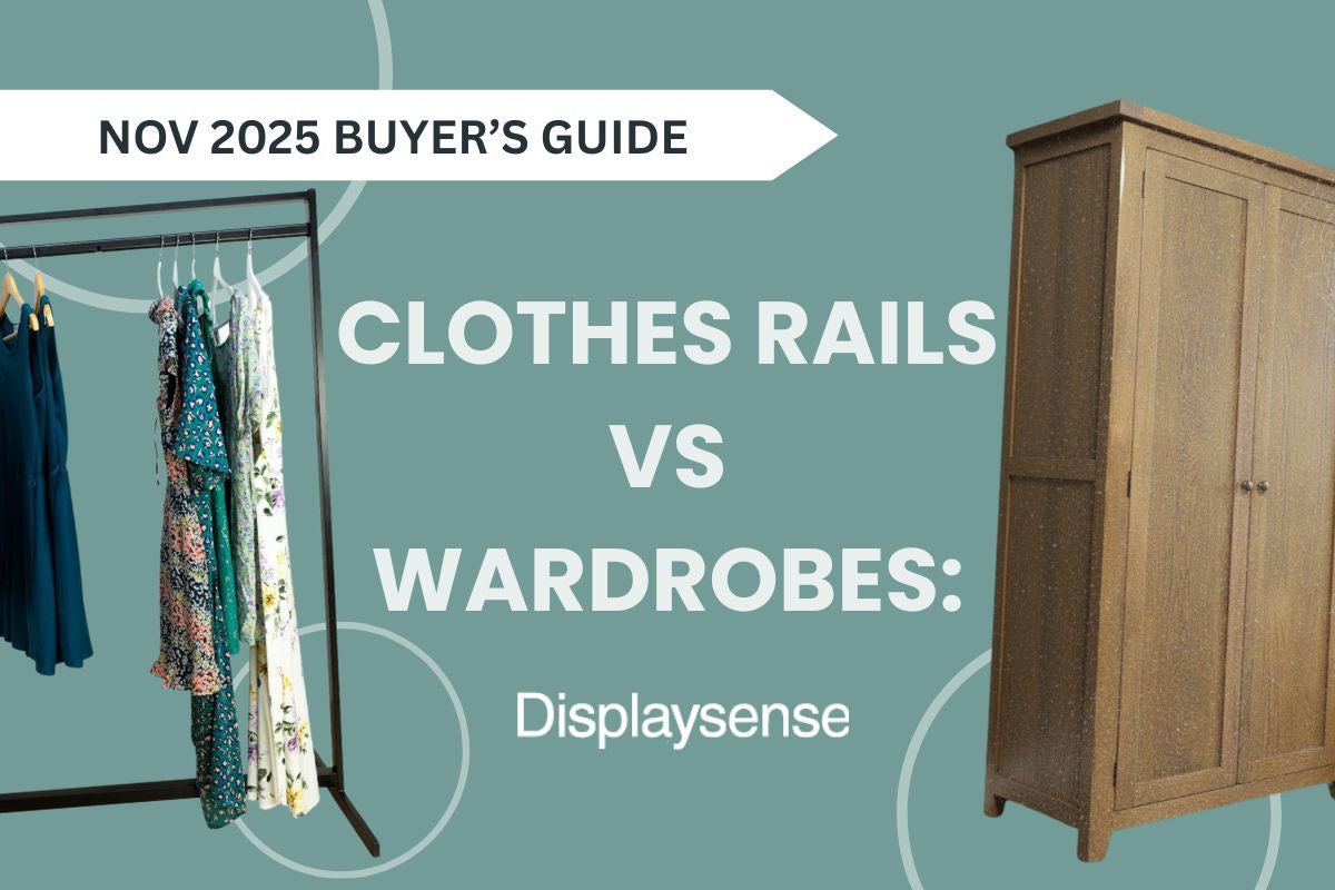 Clothes Rails vs Wardrobes: Pros, Cons & Dust-Free Storage Guide | Displaysense