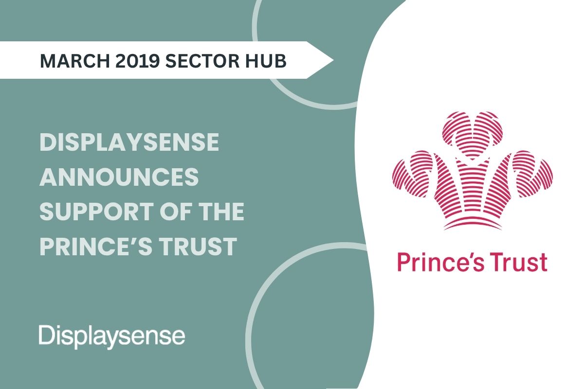 Displaysense announces support of The Prince’s Trust
