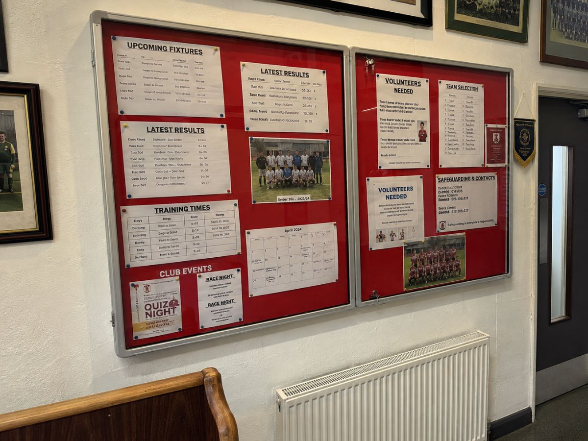 Sports Club Noticeboard Ideas: What to Display & How to Organise It