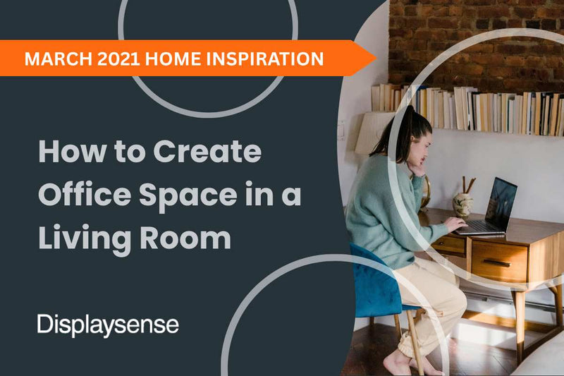 How to Create Office Space in a Living Room