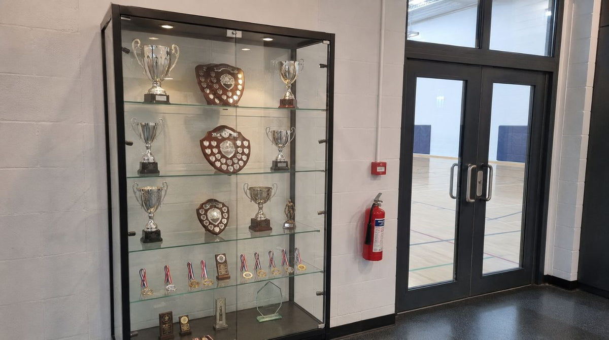 School Trophy Cabinet Buying Guide: Size, Security & Lighting