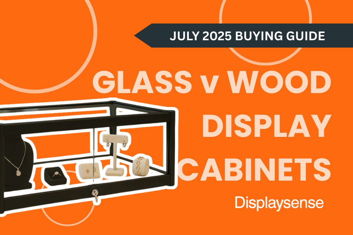 Glass vs. Wood Display Cabinets: Which Is Best for Your Brand?