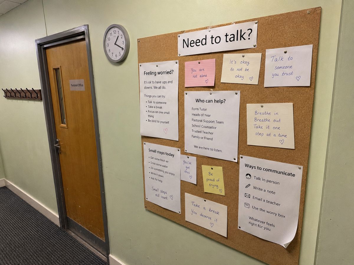 Mental Health Noticeboard Ideas for Schools: 25 Wellbeing Displays