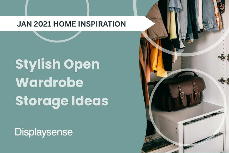 Stylish Open Wardrobe Storage Ideas