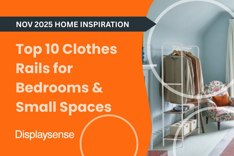Top 10 Clothes Rails for Bedrooms & Small Spaces | Displaysense