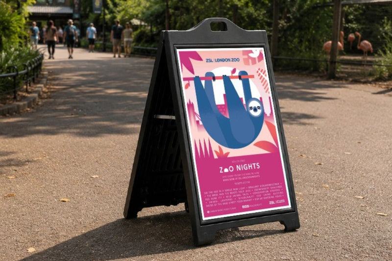 ZSL London Zoo Case Study | Weatherproof A-Board Signs