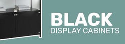 Black Display Cabinets