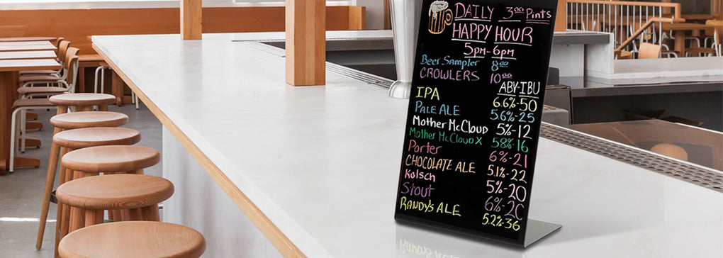 Table Top Chalkboards