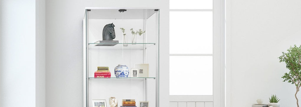 White Display Cabinets
