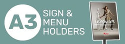 A3 Sign & Menu Holders
