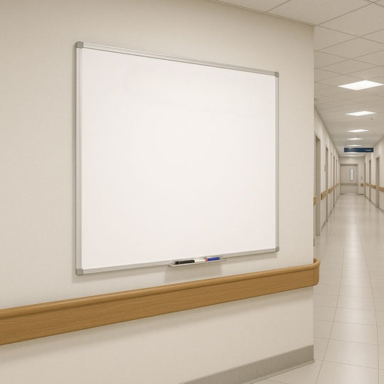 Heavy Duty Magnetic 'VES' Steel Dry Wipe Whiteboard - 1200 x 1200mm