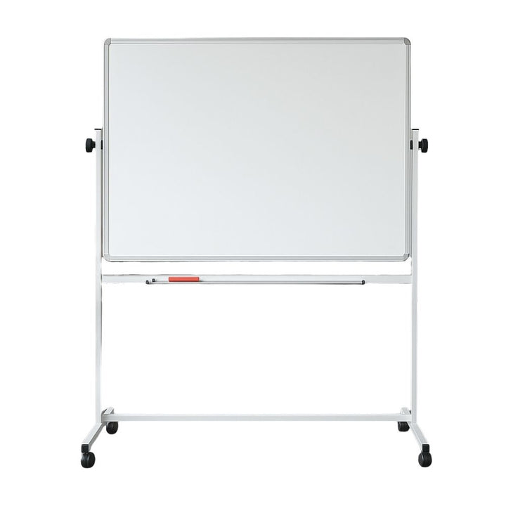 1200mm x 900mm swivel whiteboard with dual-sided magnetic surface

