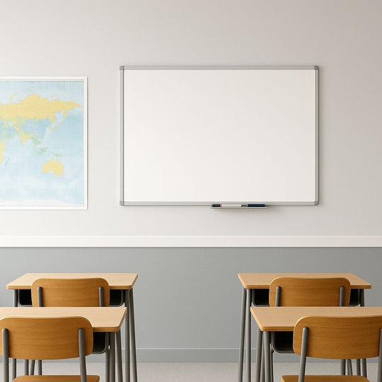 Magnetic Coated Steel Whiteboard - 600mm x 900mm