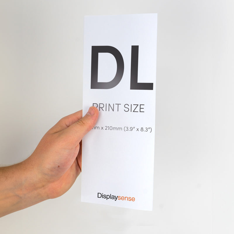 DL Custom Double-Sided Leaflet Printing Service On 150gsm Silk Paper