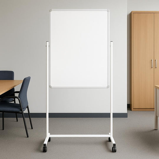 Magnetic Portrait Mobile Whiteboard - 600mm x 900mm