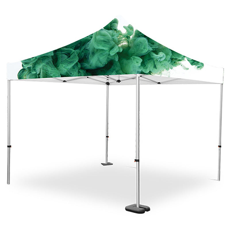 Promotional Pop-Up Gazebo with Custom Printed Canopy and Concret Leg Weights - 3m x 3m