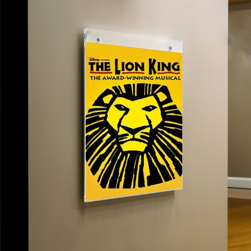 A5 Wall Mounted Acrylic Sign Holder