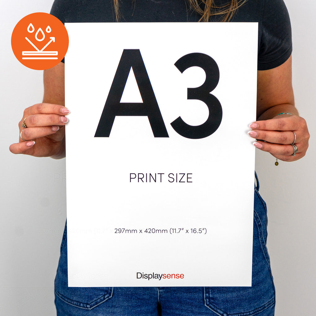A3 Custom Printing Service on 190gsm Silk Paper for Indoor Posters and Signage