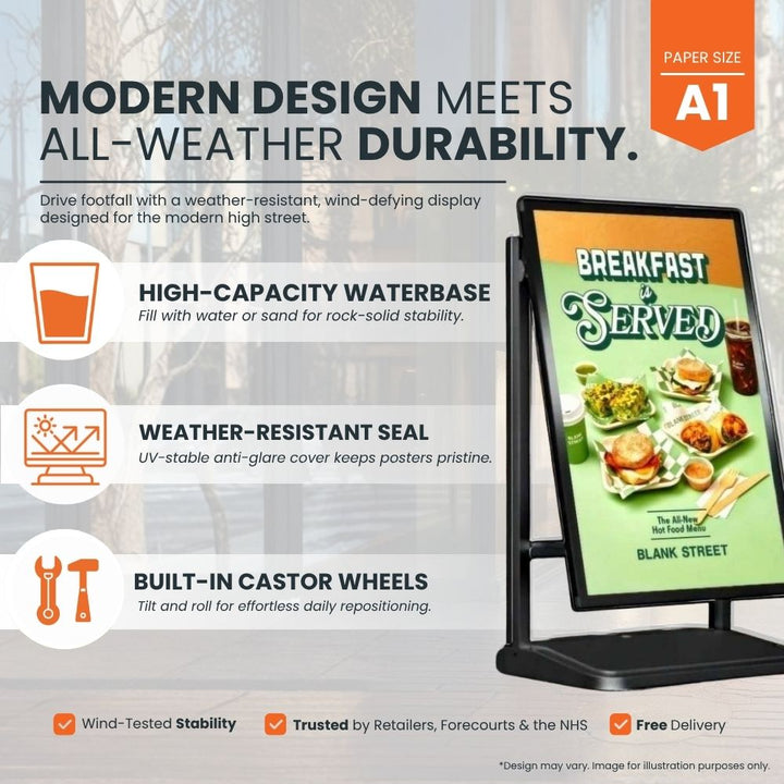 durable-a1-poster-stand-with-water-filled-base-uv-resistant-cover-and-wheels-for-easy-movement-in-retail-environments