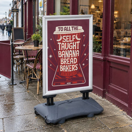 Premium A1 Silver Water Based Heavy Duty Weather Resistant Pavement Sign