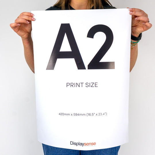 A2 Printing Service on 190gsm Silk Paper for Indoor Posters and Signage