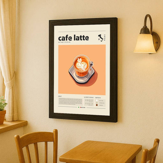 Black Slide-In A2 Wooden Poster Frame