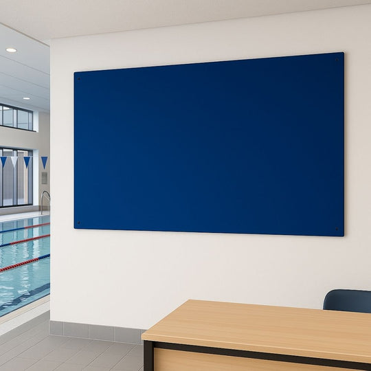 Unframed Blue Felt Noticeboard - 1800mm x 1200mm