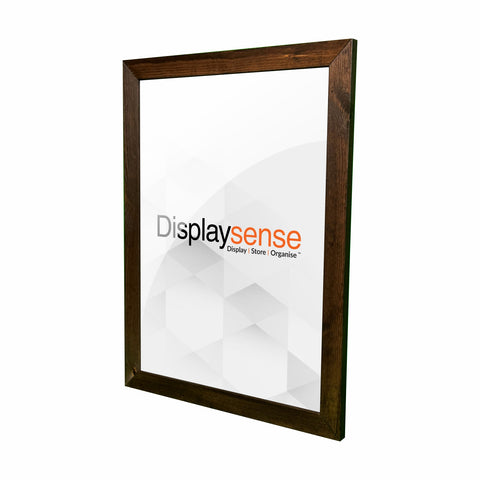 Dark Oak Slide-In A2 Wooden Poster Frame