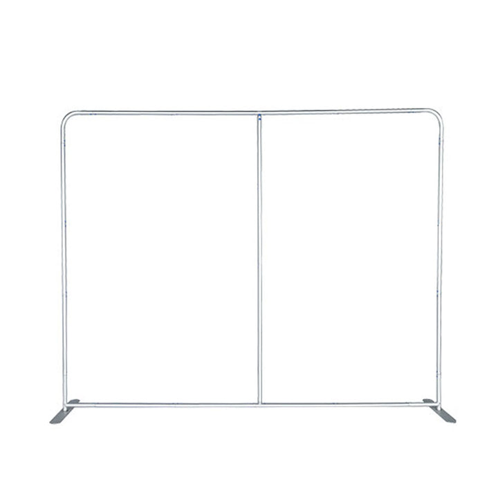 Double-sided 4 metre tension backdrop – straight fabric display with full-colour print for promotional zones or trade shows  
