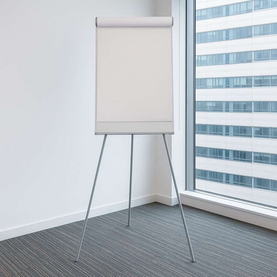 Non-Magnetic Height Adjustable Flip Chart Easel - 600mm x 900mm