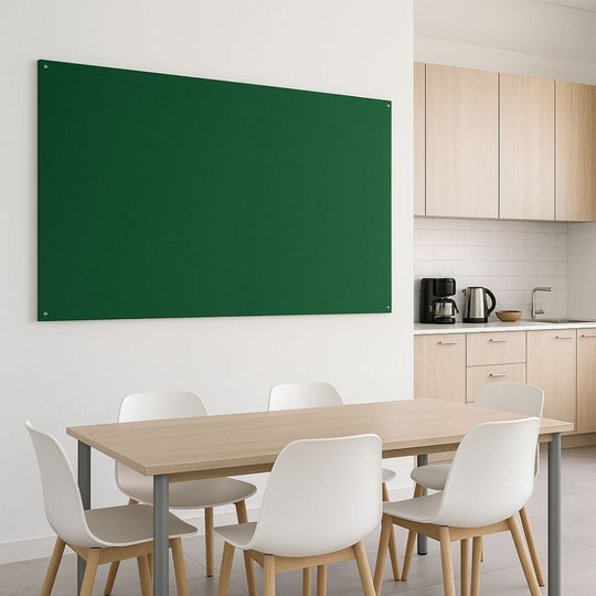 Unframed Fire Retardant Green Felt Noticeboard - 1500mm x 1200mm