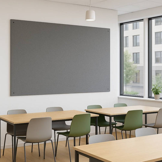 Unframed Grey Felt Noticeboard - 1800mm x 1200mm