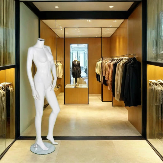 Headless Female Mannequin - Left Leg Forward