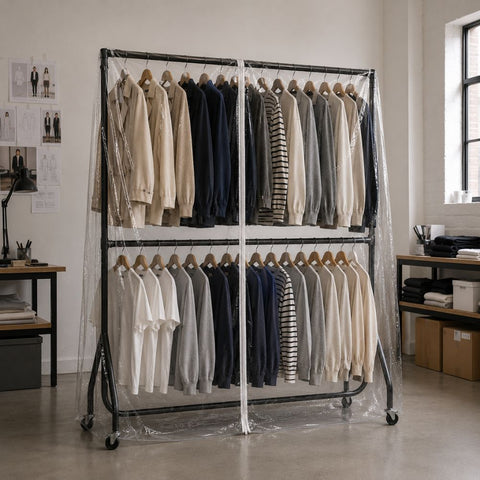 5ft x 7ft Clear Clothes Rail Cover