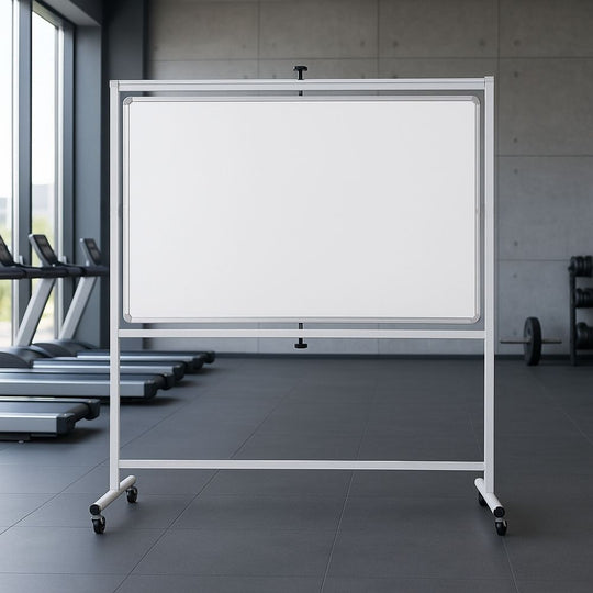 Mobile Revolving Magnetic Whiteboard - 1800 x 1200mm