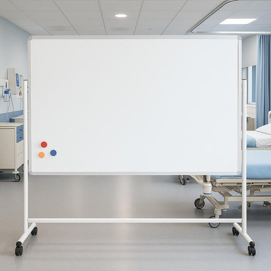 Magnetic Landscape Mobile Whiteboard - 1200mm x 1500mm