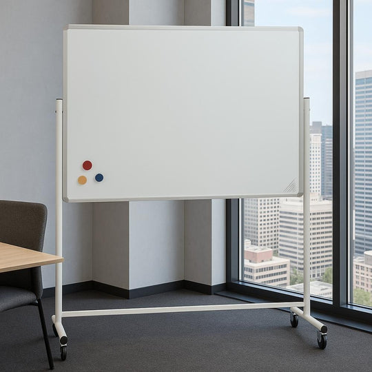 Magnetic Landscape Mobile Whiteboard - 600mm x 900mm