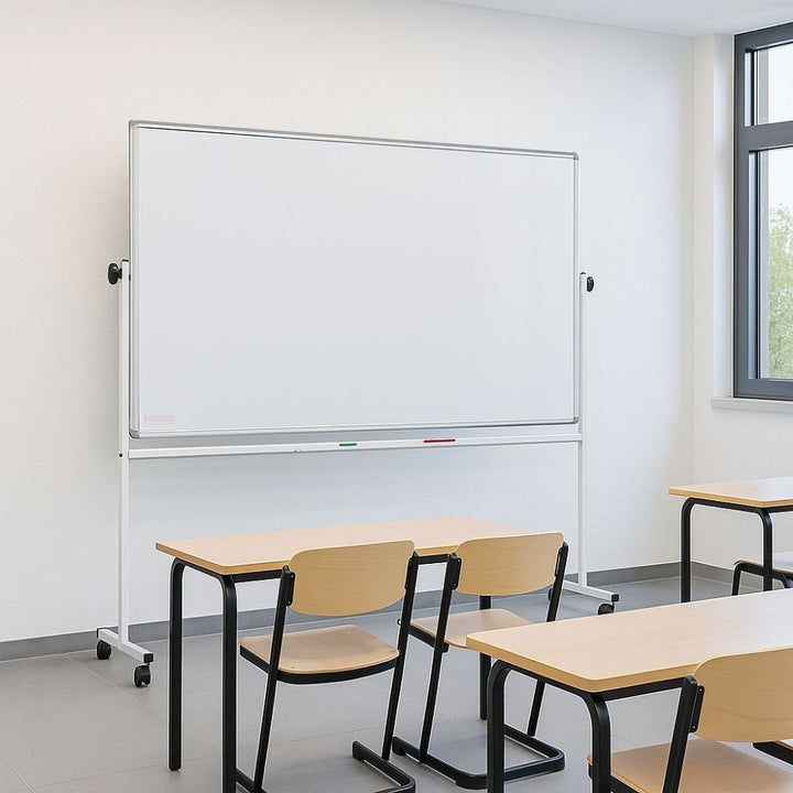 Whitebord Rota Revolving Magnetic Whiteboard 1500mm x 1200mm | Displaysense